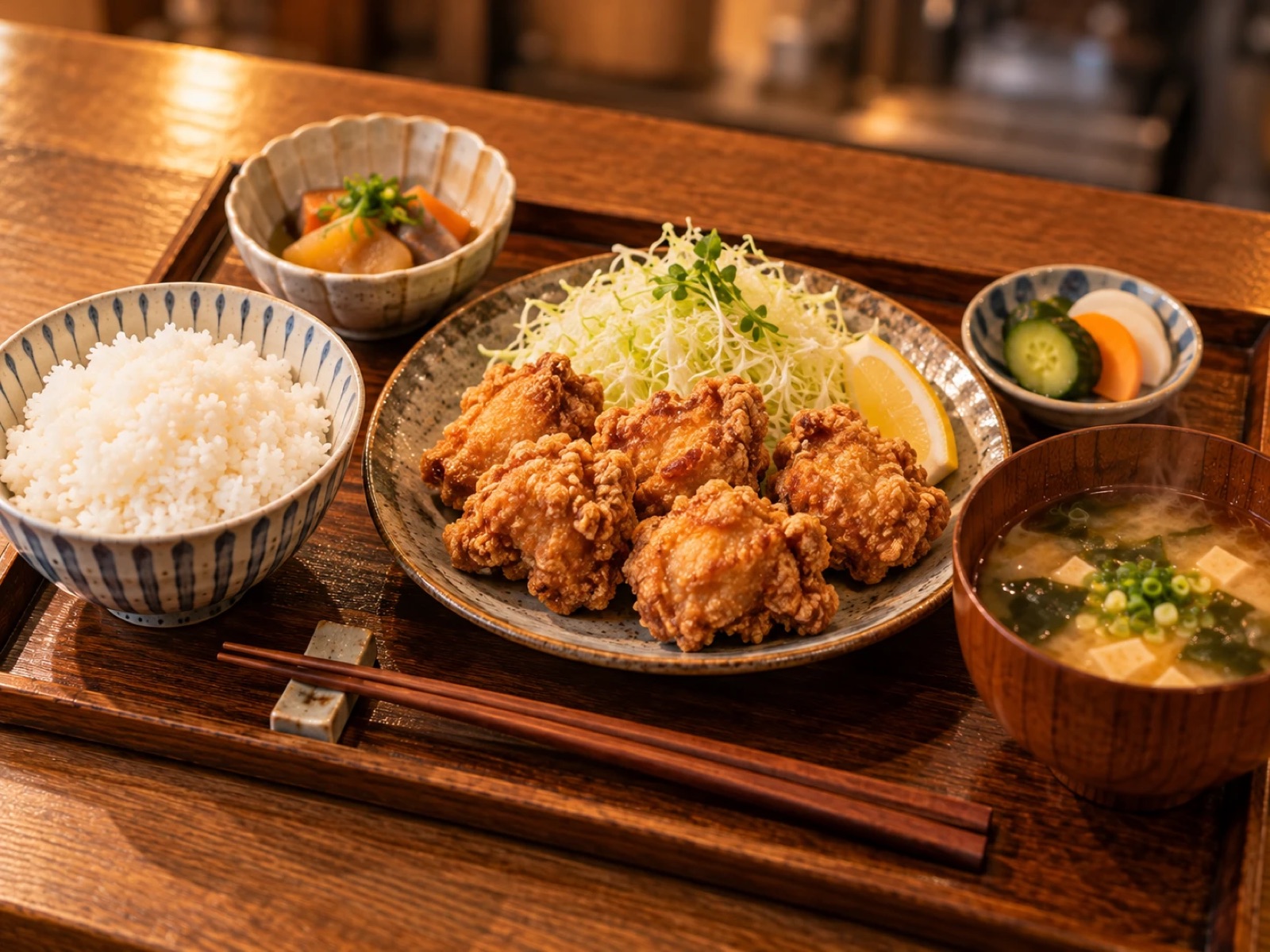 唐揚げ定食